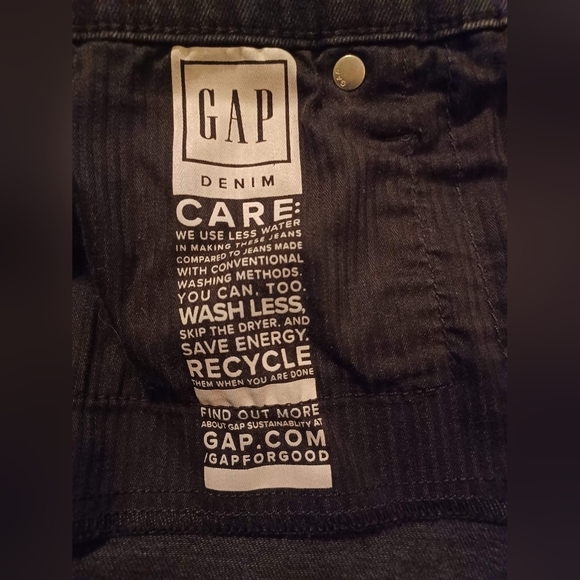 A Gap Denim Black True Skinny High Rise Jeans - Picture 3 of 7